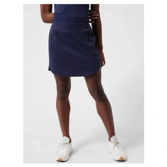 Athleta Shorts Athleta Fairway Golf Skort 8 Dress Blue 657682